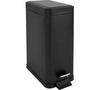SVITA STM10 Poubelle à pédale 10l incl. seau intérieur Couvercle Softclose noir