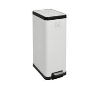SVITA STM18 Poubelle à pédale 18l incl. seau intérieur Couvercle Softclose blanc