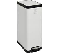 SVITA STM18 Poubelle à pédale 18l incl. seau intérieur Couvercle Softclose blanc