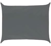 SVITA Voile d'ombrage carrée étanche 160g/m² UV50+ protection solaire gris foncé 4x5m