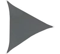 SVITA Voile d'ombrage triangulaire imperméable 160g/m² UV50+ protection solaire gris foncé 3x3x3m