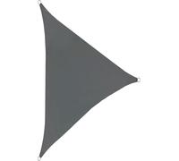 SVITA Voile d'ombrage triangulaire imperméable 160g/m² UV50+ protection solaire gris foncé 3x3x4,2m