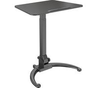 SVITA WONJU Table pour ordinateur portable Table haute mobile Support pour ordinateur portable Chariot pour ordinateur portable Pliable Réglable en hauteur Noir