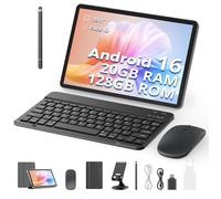 SVITOO Android 16 Tablette Tactile, Tablette avec Clavier, 20Go+128Go Tablette T7250 10 pouces Octa-Core 6600mAh 8MP+2MP Gemini AI