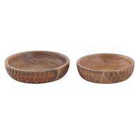 SVJ Bol Dekor - 17x17x4 cm - Bois - Naturel