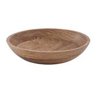 SVJ Bol Schaal - 25x25x6 cm - Bois de manguier - Naturel