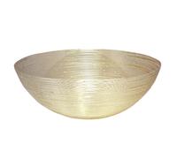 SVJ Bol Schaal - 40x40x13 cm - Aluminium - Or