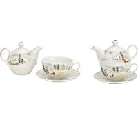 SVJ Bol Theepottenset - 15x17x15 cm - Porcelaine - Blanc