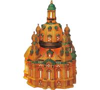 SVJ Bougeoir Photophore Frauenkirche Dresden - 16x17x26 cm - Porcelaine - Multi