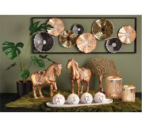 SVJ Chandelier Home - 18x50x10 cm - Bois - Blanc - Set de 4