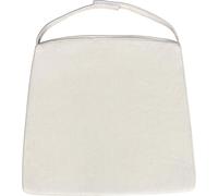 SVJ Coussin de chaise Ruta - 40x42x3 cm - Microfibre - Blanc