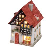 SVJ Décoration de Noël Emma - 11x14x16 cm - Porcelaine - Multi