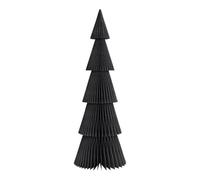 SVJ Décoration de Noël Honingraat kerstboomstandaard - 20x20x60 cm - Papier - Noir