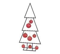 SVJ Décoration de Noël Kerstboom - 10x38x77 cm - Métal - Noir