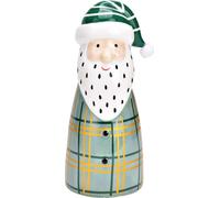 SVJ Décoration de Noël Kerstman - 10x10x23 cm - Céramique - Vert