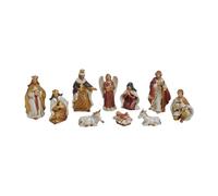 SVJ Décoration de Noël Kerststalfigurenset - 0x0x0 cm - Porcelaine - Blanc