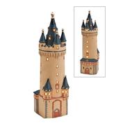 SVJ Décoration de Noël Lichthuisje Eschenheimer Turm Frankfurt - 9x10x33 cm - Porcelaine - Multi