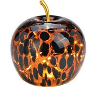 SVJ Guirlande de Noël Appel met 20 LED - 16x16x17 cm - Verre - Marron