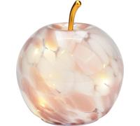 SVJ Guirlande de Noël Appel met 20 LED - 16x16x17 cm - Verre - Rose