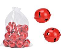 SVJ Pendentif de Noël Belletset - 15x15x9 cm - Métal - Rouge