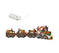 SVJ Pendentifs de Noël Wintertafereel - 4x25x7 cm - Polyester - Multi