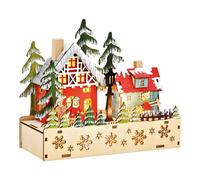 SVJ Pendentifs de Noël Wintertafereel - 8x20x17 cm - Bois - Multi