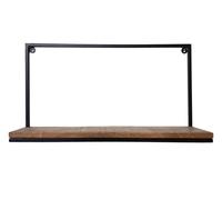 SVJ Plaque d'immatriculation Eva - 20x75x40 cm - Bois - Noir