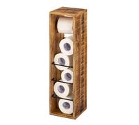 SVJ Porte-papier hygiénique Toiletpapierhouder - 1x17x65 cm - Bois - Marron