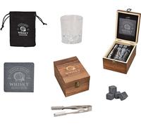 SVJ Set à fouet Ijsblokjes - 20x14x12 cm - Verre - Transparent - Set de 8