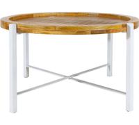 SVJ Table d'appoint Sioux - 75x75x47 cm - Métal - Noir