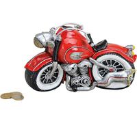 SVJ Tirelire Motor - 13x22x11 cm - Polyester - Rouge