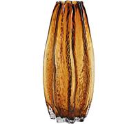 SVJ Vase Emma - 13x13x29 cm - Verre - Marron