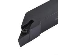 SVJCR 2020K16 Porte-outil de tournage externe 93° pour tour CNC, tige carrée droite 20 x 20 mm, longueur 125 mm, acier au carbone (inserts d'outils non inclus