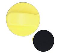 SVKMuuiYG Round Shaped Hand Sanding Block Pad,5" Long Handle Hook and Loop Handheld Sanding Pad for HandMade Fine Polishing