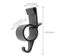 SVKVBNLNGK 10/20 pièces/Ensemble Porte-Parapluie de Coffre de Voiture, Clip de Rangement for Voiture Boucle en Plastique pour Automobile(20pcs)
