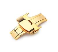 SVKVBNLNGK 16 mm 18 mm 20 mm double poussoir boucle papillon boucle de fermoir pliant accessoires de bretelles à dégagement rapide haut de gamme compatibles for OMEGA Compatible for Seamaster Fermoir