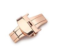 SVKVBNLNGK 16 mm 18 mm 20 mm double poussoir boucle papillon boucle de fermoir pliant accessoires de bretelles à dégagement rapide haut de gamme compatibles for OMEGA Compatible for Seamaster Fermoir