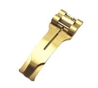 SVKVBNLNGK 16mmx8 Accessoires Accessoires Boucle Fermoir TROIS-BALLE Boucle pliante de tous en acier 1 6mm Hommes et femmes regardent les accessoires compatibles for Rolex Fermoir de montre(Gold)
