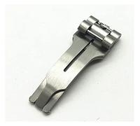 SVKVBNLNGK 16mmx8 Accessoires Accessoires Boucle Fermoir TROIS-BALLE Boucle pliante de tous en acier 1 6mm Hommes et femmes regardent les accessoires compatibles for Rolex Fermoir de montre(Silver)