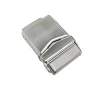 SVKVBNLNGK 22mm 20mm 18mm Pvd Boucle de montre en acier inoxydable double bouton-poussoir Boucle de montre Boucle de déploiement papillon boucle de fermoir Fermoir de montre(Steel-20MM)