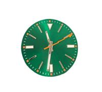 SVKVBNLNGK 29mm Green Luminous Watch Dail et Regardez les mains Kit compatible for Miyoda 8215/8200/8205 / 821A Compatible for Mingzhu 2813/3804 Mouvement Accessoires Cadran de montre(Verde)