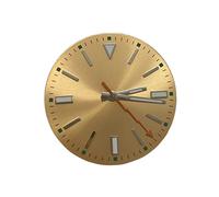 SVKVBNLNGK 29mm Montre Dail Ensemble avec montre Mains compatibles avec Miyoda 8215/8200/8205 / 821A Compatible avec Mingzhu 2813/3804 Mouvement mécanique Accessoires Cadran de montre(Golden)