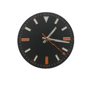 SVKVBNLNGK 29mm Montre Dail Ensemble for montre Mains compatibles for Miyoda 8215/8200/8205 / 821A Compatible for Mingzhu 2813/3804 Mouvement mécanique Accessoires Cadran de montre(Noir)