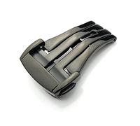SVKVBNLNGK Bandes de montre en acier inoxydable Boucle compatible for Sangle de montre OMG Fermoir papillon Utilisation sur la bande de montre en caoutchouc en cuir 14mm 16mm 18mm 20mm Noir Fermoir de