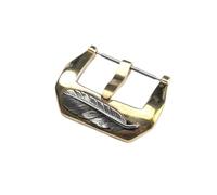 SVKVBNLNGK Boucle de cuivre pur 20 22 2 4mm Boucle en cuivre en poudre en relief adaptée for accessoires de boucle de sangle en cuir Fermoir de montre(20MM)