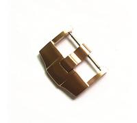 SVKVBNLNGK Boucle de montre de montre en acier inoxydable durable for AP 24mm Argent Black Rose Bandes en métal brossé Bandes Bracelet Accessoires Fermoir de montre(Rose gold)