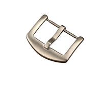 SVKVBNLNGK Boucle de sangle en cuir 1 8mm / 20mm / 22mm / 24mm Bracelet en cuir Boucle Montre mécanique Hommes Fermoir de montre(Salmon)
