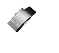 SVKVBNLNGK Boucle en métal brossé boucle l3 plongée en acier massif boucle en acier inoxydable 19mm Fermoir de montre