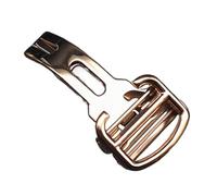 SVKVBNLNGK Boucle pliante en métal en acier inoxydable 12/4 / 16/18/20 / 22mm Soudure sans soudure Déploiement de déploiement Accessoires Fermoir de montre(Rose Gold 20mm)