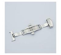 SVKVBNLNGK Bouge for bandoulière en acier inoxydable de la bandoulière papillon 16 mm 18 mm de bandoulière Fermoir de montre(20mm)